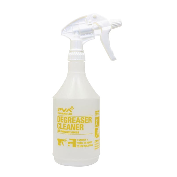 PVA Hygiene Degreaser Trigger Spray Bottle 750ml fe767