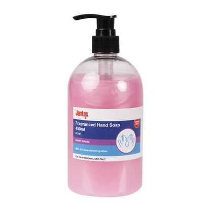 Jantex Fragranced Hand Soap Pink Pearl Ready To Use 450ml fe790