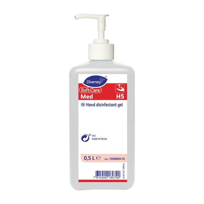 Diversey SoftCare H5 Alcohol Hand Sanitising Gel 500ml (Single Pack) fe960