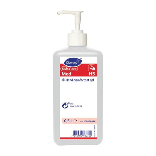 Diversey SoftCare H5 Alcohol Hand Sanitising Gel 500ml (Single Pack) fe960