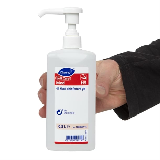 Diversey SoftCare H5 Alcohol Hand Sanitising Gel 500ml (Single Pack) fe960