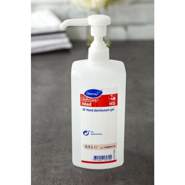 Diversey SoftCare H5 Alcohol Hand Sanitising Gel 500ml (Single Pack) fe960