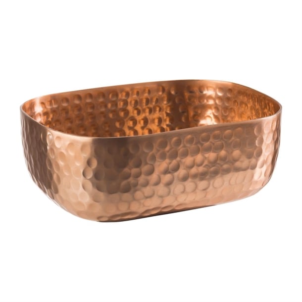 APS Hammered Serving Bowl Copper 120 x 155mm fe974