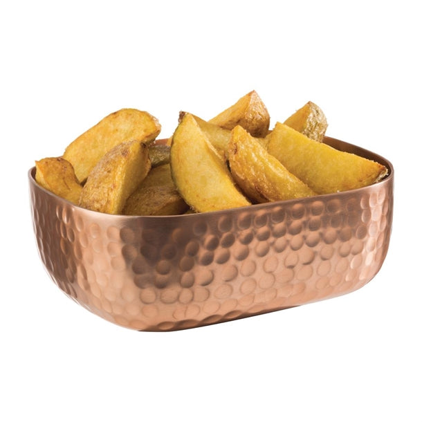 APS Hammered Serving Bowl Copper 120 x 155mm fe974