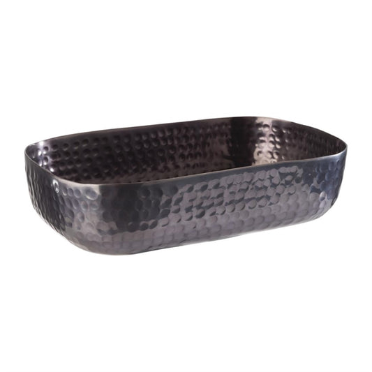 APS Hammered Serving Bowl Black 155 x 230mm fe977