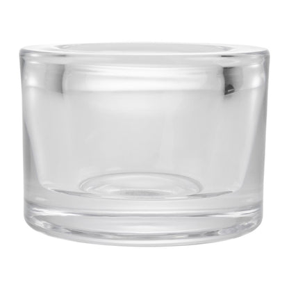 Utopia Chunky Clear Tealight Holders (12 Pack) fg056