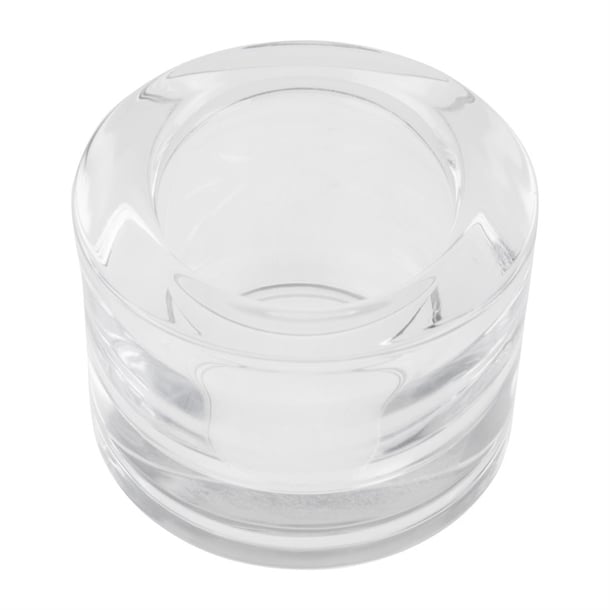 Utopia Chunky Clear Tealight Holders (12 Pack) fg056