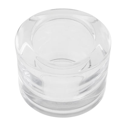 Utopia Chunky Clear Tealight Holders (12 Pack) fg056