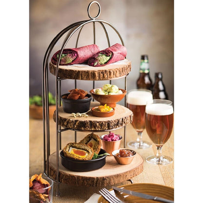 Utopia Birdcage Plate Stand 440x220mm fg262