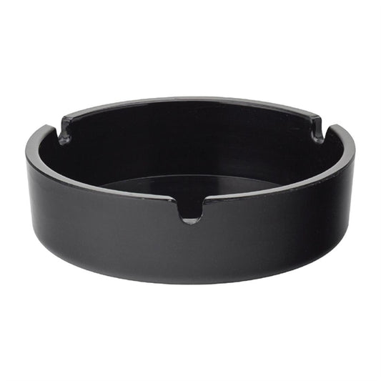 Utopia Melamine Ashtrays Black 100mm (10 Pack) fg854