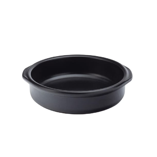 Utopia Estrella Black Tapas Dishes 170mm (8 Pack) fh630
