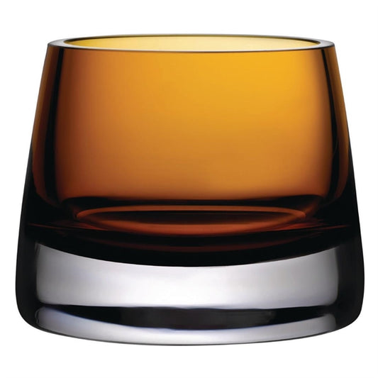 Utopia Joy Votive Glasses Amber 80mm (6 Pack) fh765