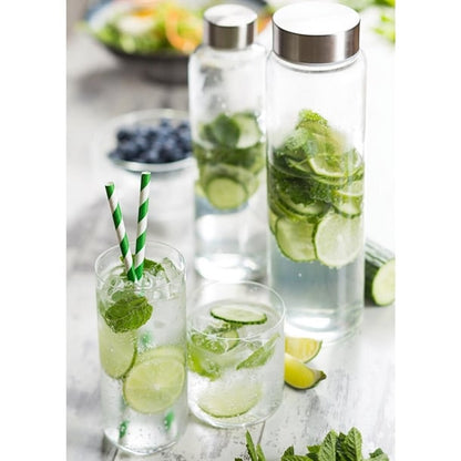 Utopia Atlantis Lidded Water Bottles 1Ltr (12 Pack) fj234
