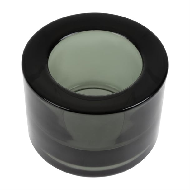 Utopia Chunky Black Tealight Holders (12 Pack) fj256