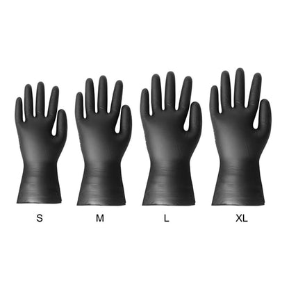 Hygiplas Vinyl Black Powder Free Gloves p_fj748