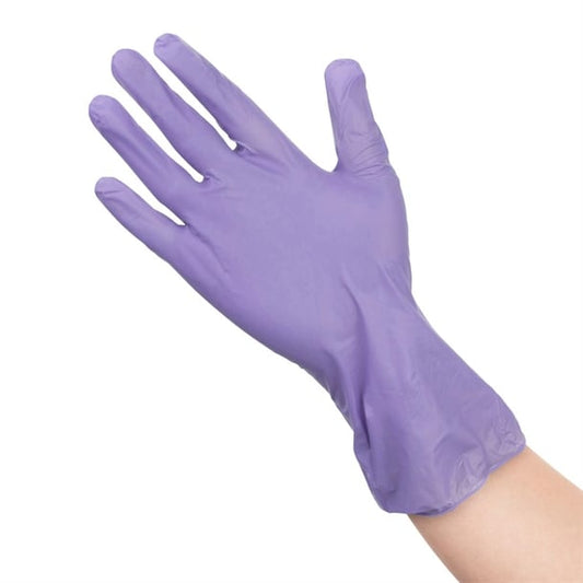 Hygiplas Vinyl Purple Powder Free Gloves p_fj749