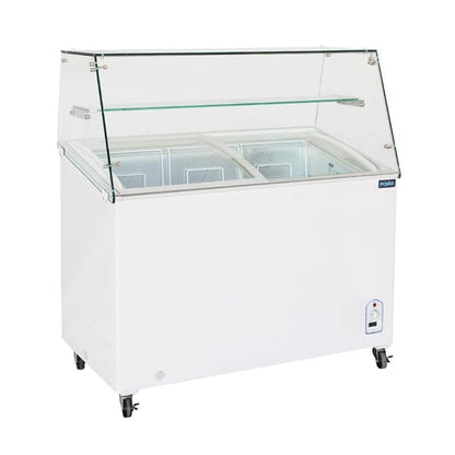 Polar G-Series Display Chest Freezer with Glass Surround 200Ltr fl991