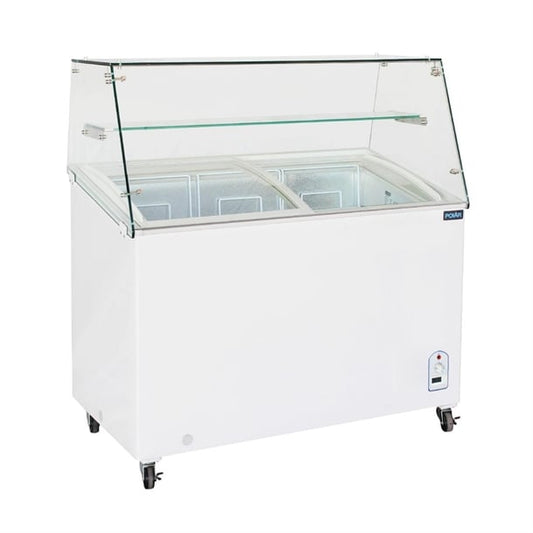 Polar G-Series Display Chest Freezer with Glass Surround 200Ltr fl991