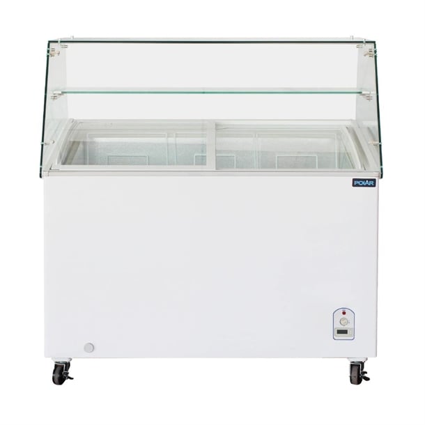 Polar G-Series Display Chest Freezer with Glass Surround 200Ltr fl991