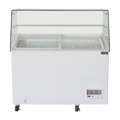 Polar G-Series Display Chest Freezer with Glass Surround 270Ltr fl992