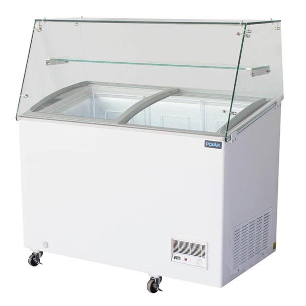 Polar G-Series Display Chest Freezer with Glass Surround 270Ltr fl992