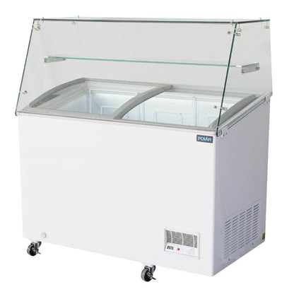 Polar G-Series Display Chest Freezer with Glass Surround 270Ltr fl992