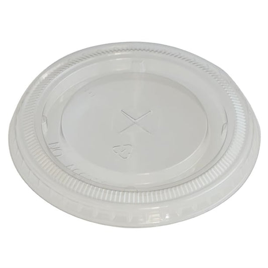 eGreen RPET Flat Lid with Straw Hole 93mm (1000 Pack) fn222