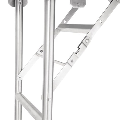 Vogue Stainless Steel Folding Work Table 1220x610x780mm fn288