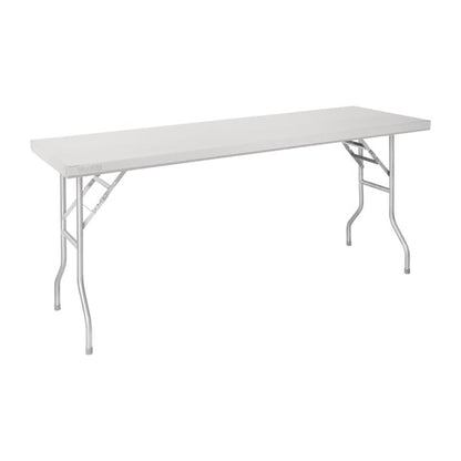 Vogue Stainless Steel Folding Work Table 1830x610x780mm fn289