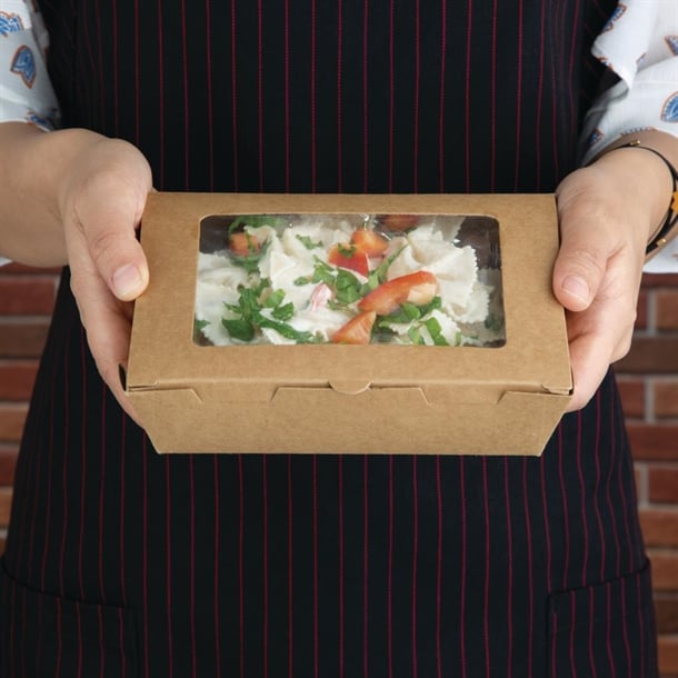 Fiesta Salad Box with PET Window p_fn897