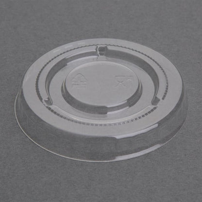 Fiesta Recyclable PET Bagasse Cup Lids Clear (1000 Pack) fp426