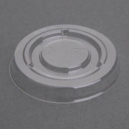 Fiesta Recyclable PET Bagasse Cup Lids Clear (1000 Pack) fp426