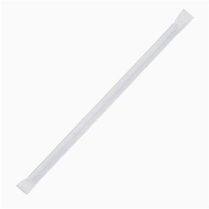 Fiesta Compostable Individually Wrapped Paper Straws Black (250 Pack) fp440