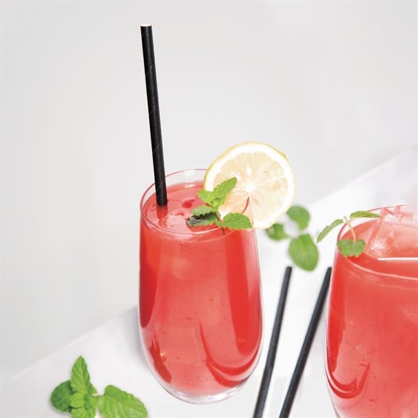 Fiesta Compostable Individually Wrapped Paper Straws Black (250 Pack) fp440