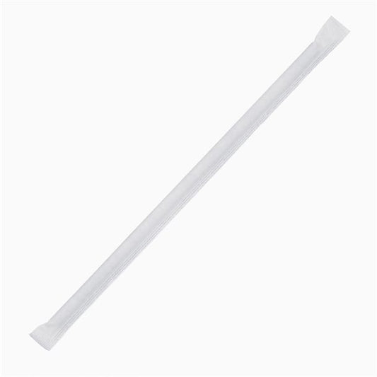 Fiesta Compostable Individually Wrapped Paper Straws Black (250 Pack) fp440