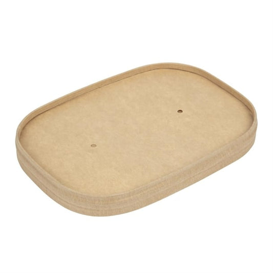 Colpac Stagione Microwavable Paperboard Food Box Lids (300 Pack) fp454