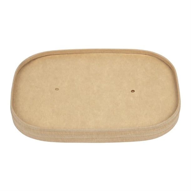 Colpac Stagione Microwavable Paperboard Food Box Lids (300 Pack) fp454