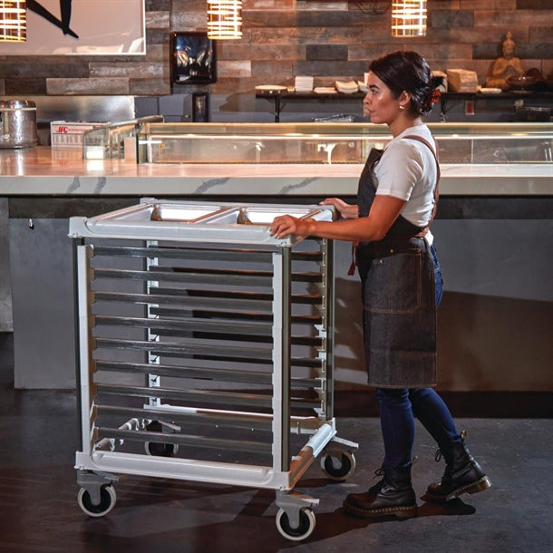 Cambro 2/1 Gastronorm Trolley 18 Tray Capacity Short fp468