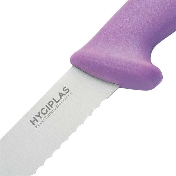 Hygiplas Bread Knife Purple 20cm fp731