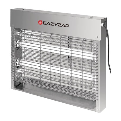 Eazyzap Energy Efficient Stainless Steel LED Fly Killer 30m² fp983