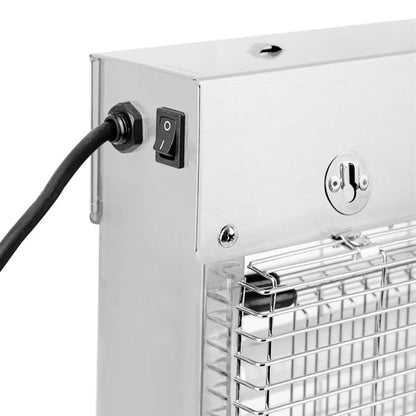 Eazyzap Energy Efficient Stainless Steel LED Fly Killer 30m² fp983
