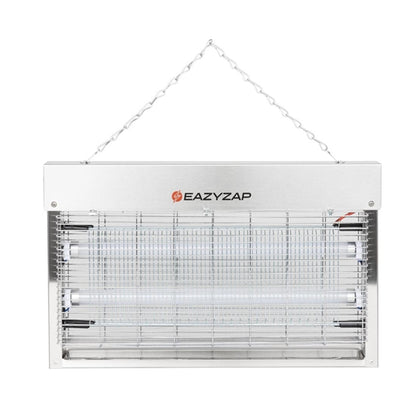 Eazyzap Energy Efficient Stainless Steel LED Fly Killer 100m² fp984