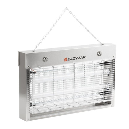 Eazyzap Energy Efficient Stainless Steel LED Fly Killer 100m² fp984