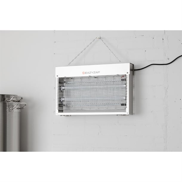 Eazyzap Energy Efficient Stainless Steel LED Fly Killer 100m² fp984