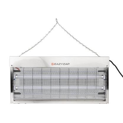 Eazyzap Energy Efficient Stainless Steel LED Fly Killer 150m² fp985