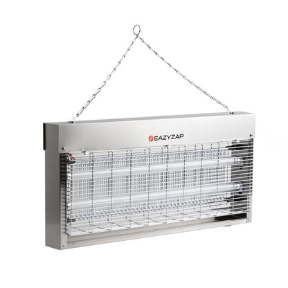 Eazyzap Energy Efficient Stainless Steel LED Fly Killer 150m² fp985