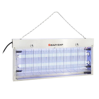 Eazyzap Energy Efficient Stainless Steel LED Fly Killer 150m² fp985
