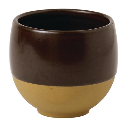 Churchill Emerge Cinnamon Brown Chip Mugs 312ml (12 Pack) fr002
