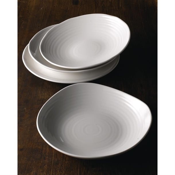 Dudson White Organic Coupe Bowls 279mm (12 Pack) fr074
