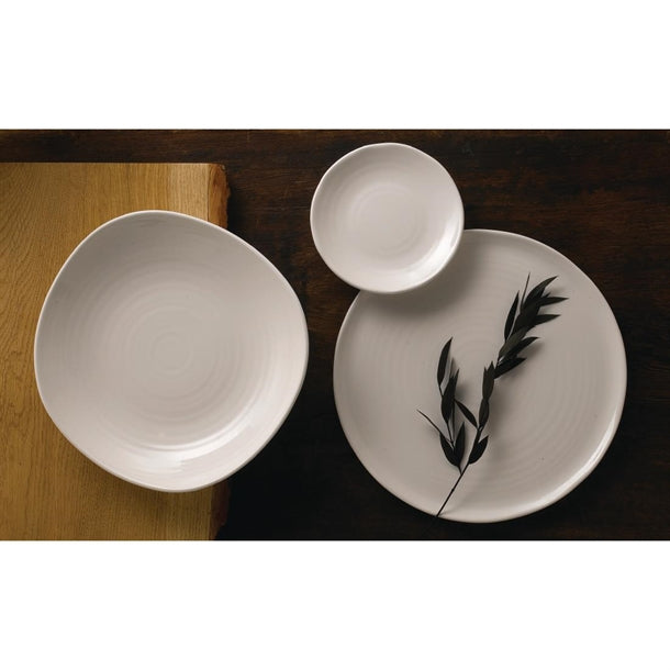 Dudson White Organic Flat Plates 318mm (6 Pack) fr077